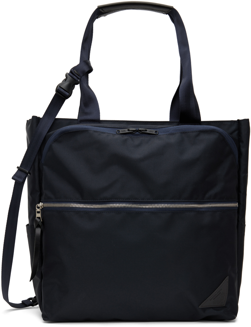 Master-piece Navy Various 2way Tote In Blue