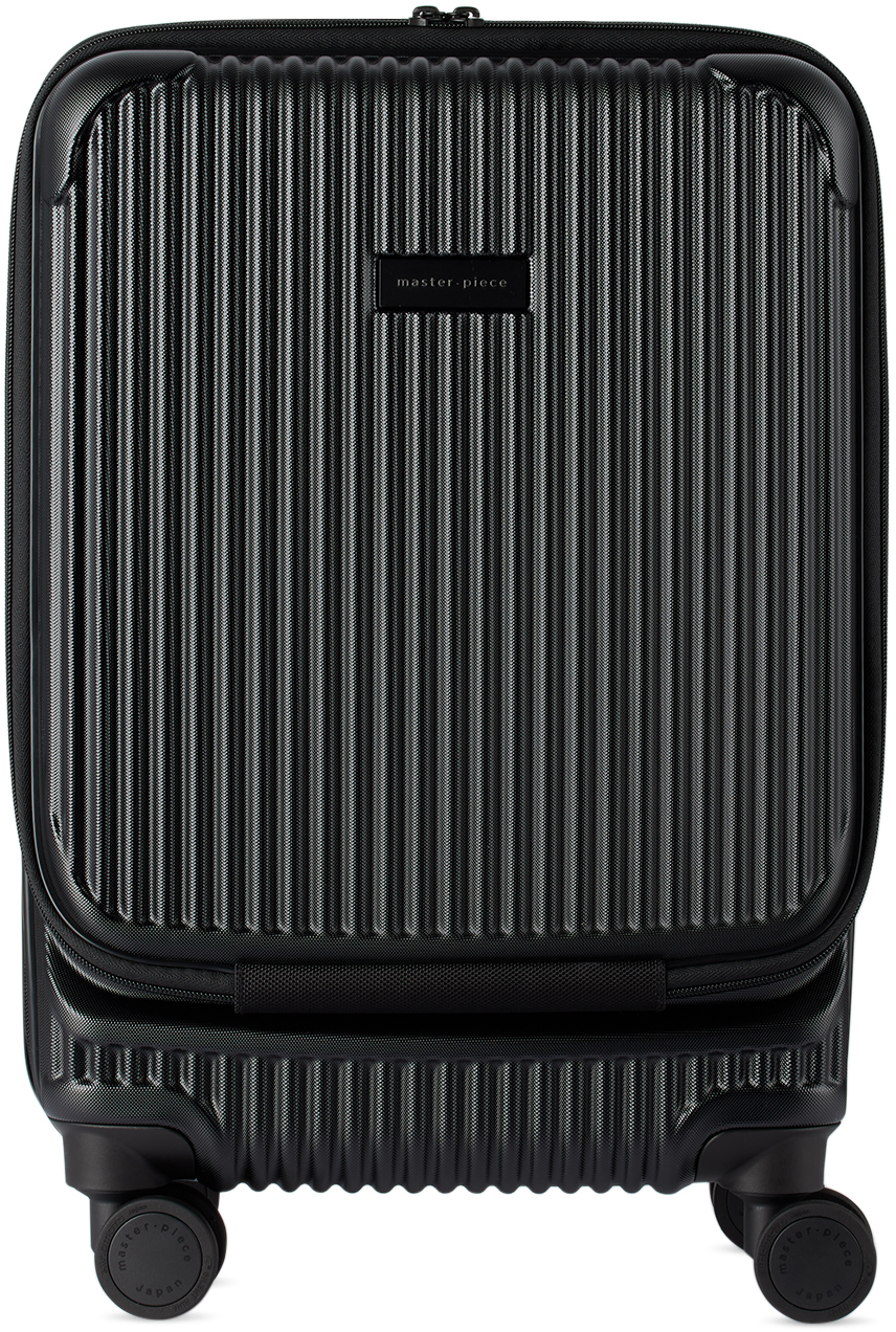Master-piece Black Trolley Suitcase, 34l