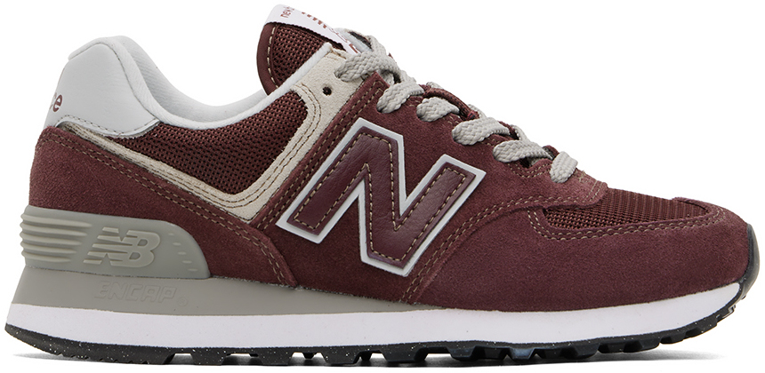 New balance 574 burgundy clearance size 6