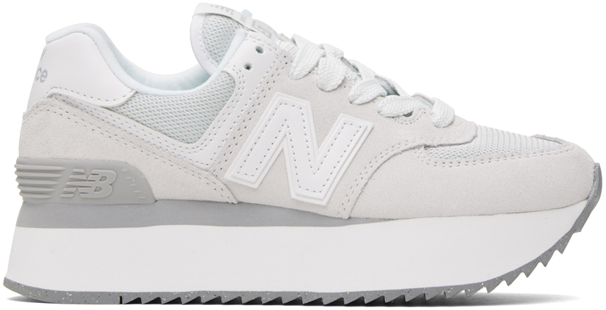 Gray 574+ Sneakers by New Balance on Sale
