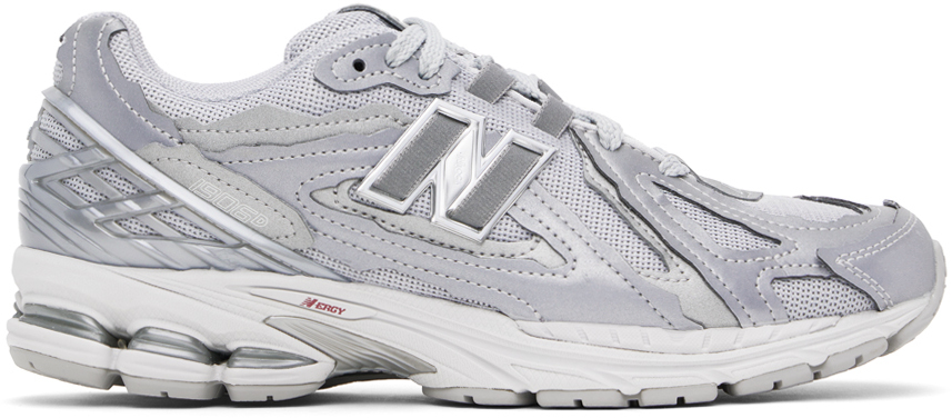 Shop New Balance Silver 1906d Sneakers In Silver Metallic/whit