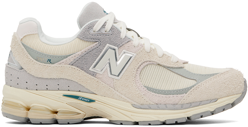 Beige & Gray 2002R Sneakers by New Balance on Sale