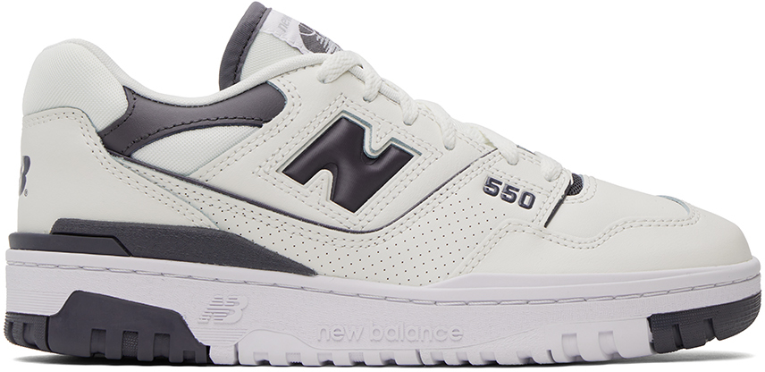Shop New Balance Off-white 550 Sneakers In Sea Salt