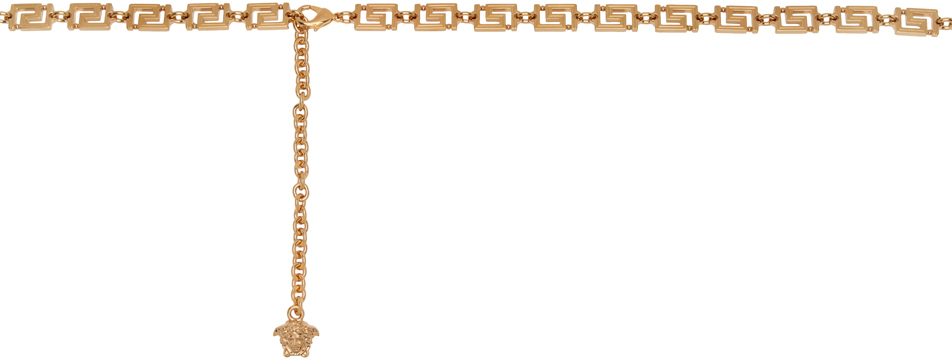 Versace Gold Greca Goddess Chain Belt In 3p000- Gold