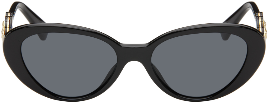 Versace Black Medusa Sunglasses In Gb1/87