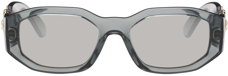 Versace Gray Medusa Biggie Sunglasses