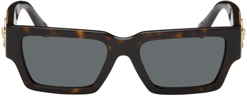Tortoiseshell Medusa Deco Sunglasses