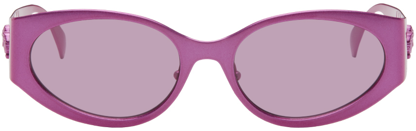 Pink 'La Medusa Oval' Sunglasses