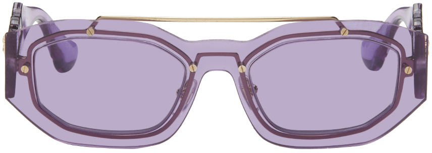 Purple Medusa Biggie Sunglasses