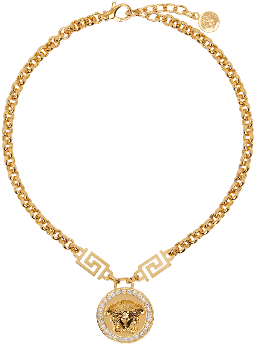 Gold 'La Medusa Greca' Necklace