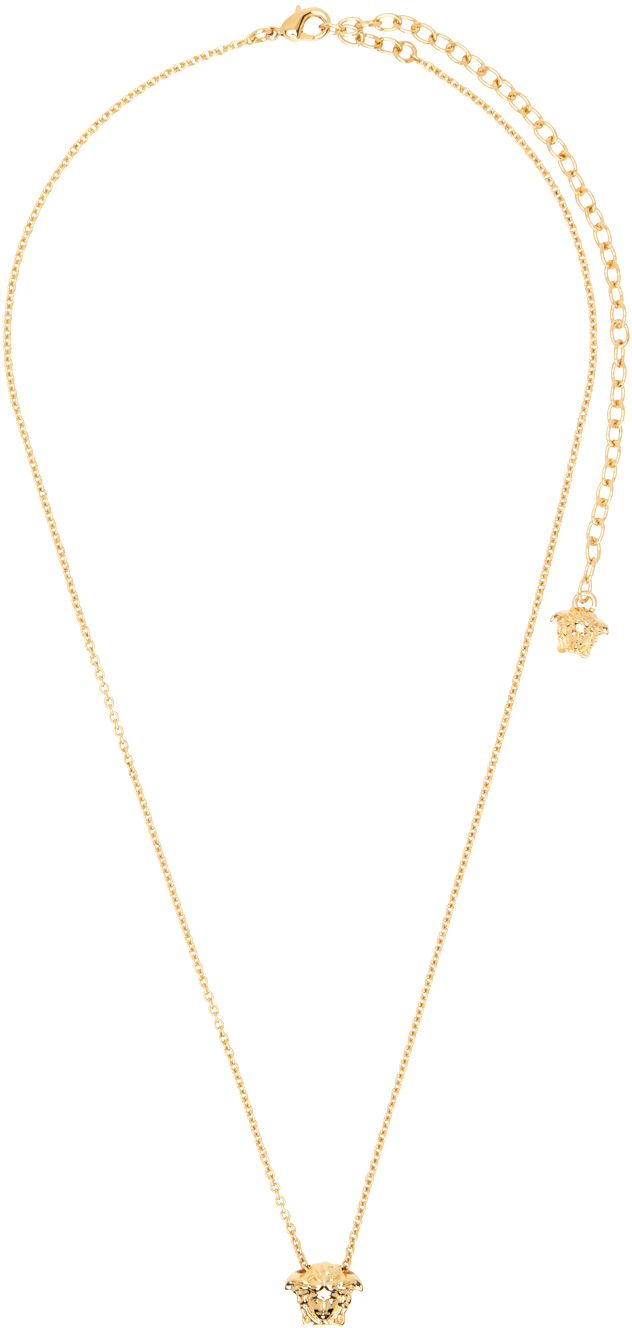 Shop Versace Gold 'la Medusa' Necklace In 3j000- Gold
