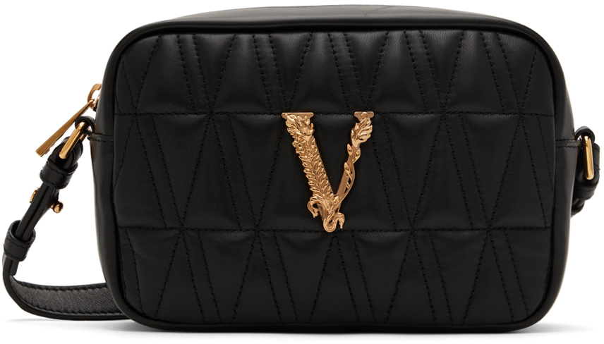 Versace Black Vitrus Crossbody Bag