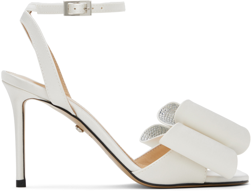 White 'Le Cadeau' 95 Heeled Sandals