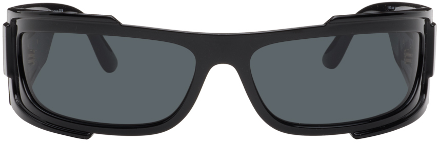 Versace Man Sunglasses, Black Lenses Metal Frame, 56mm – Hedys