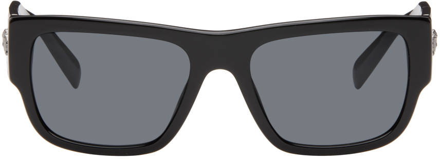 Shop Versace Black Medusa Sunglasses In 511487 Black