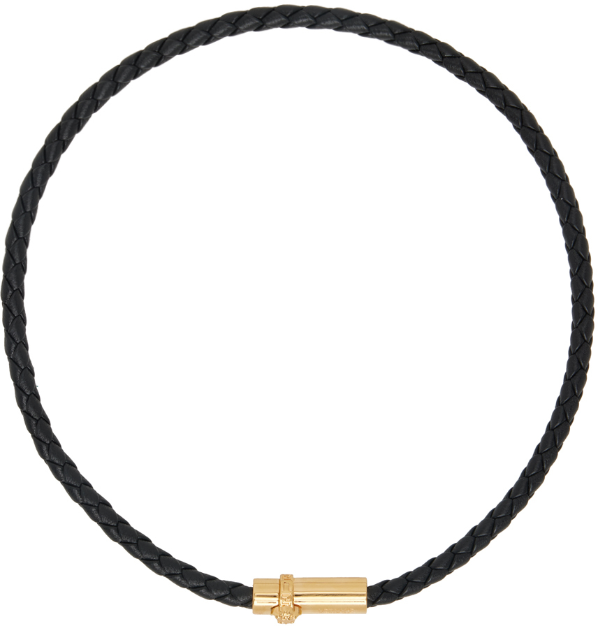 Black Braided Necklace