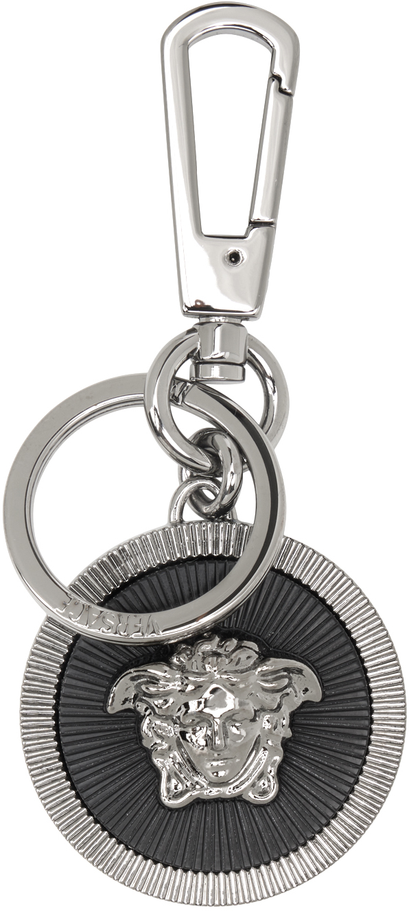 Silver Medusa Biggie Keychain