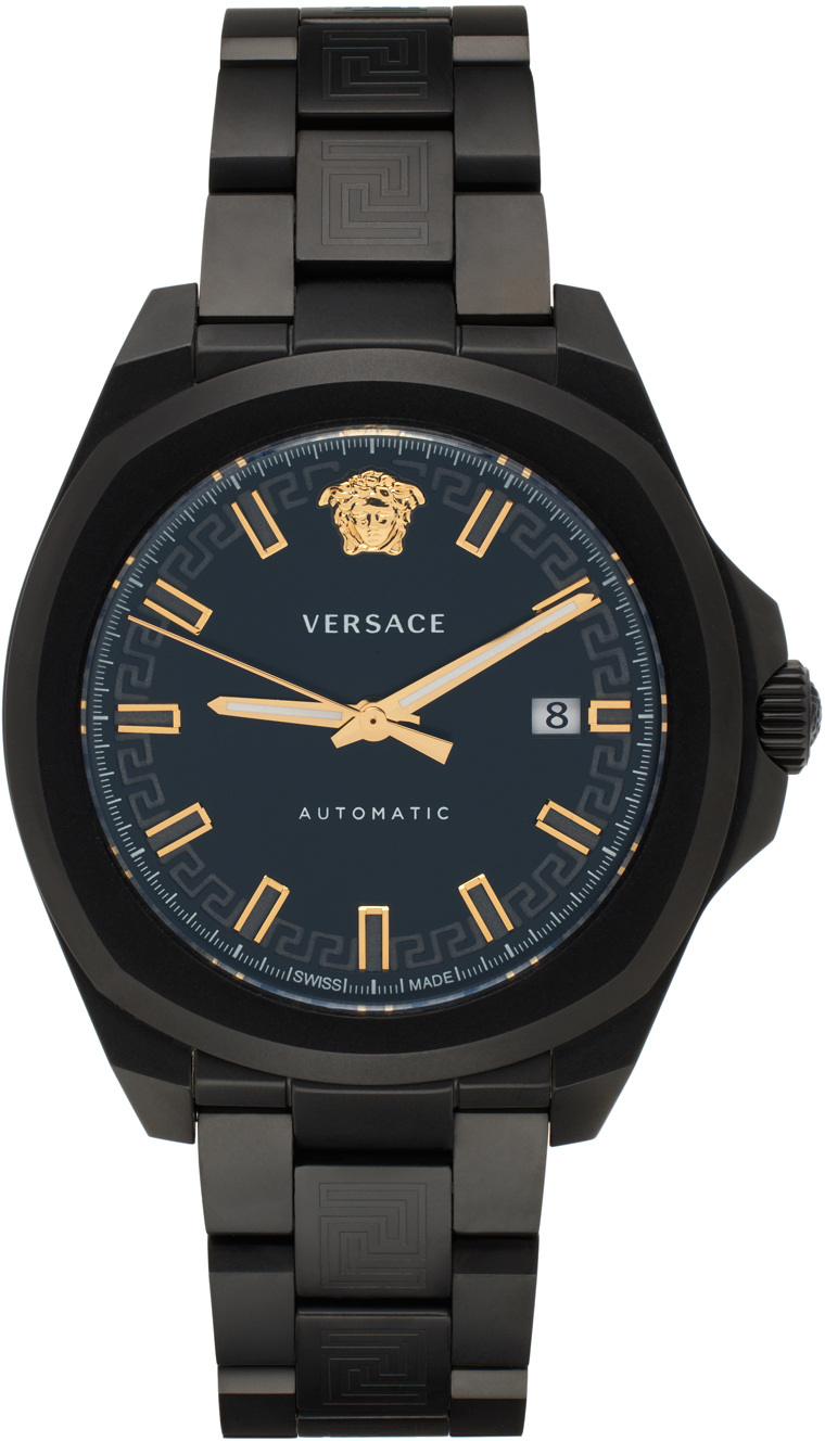 Black Geo Automatic Watch