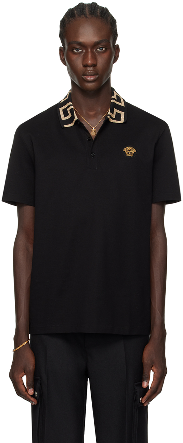 Black Greca Polo