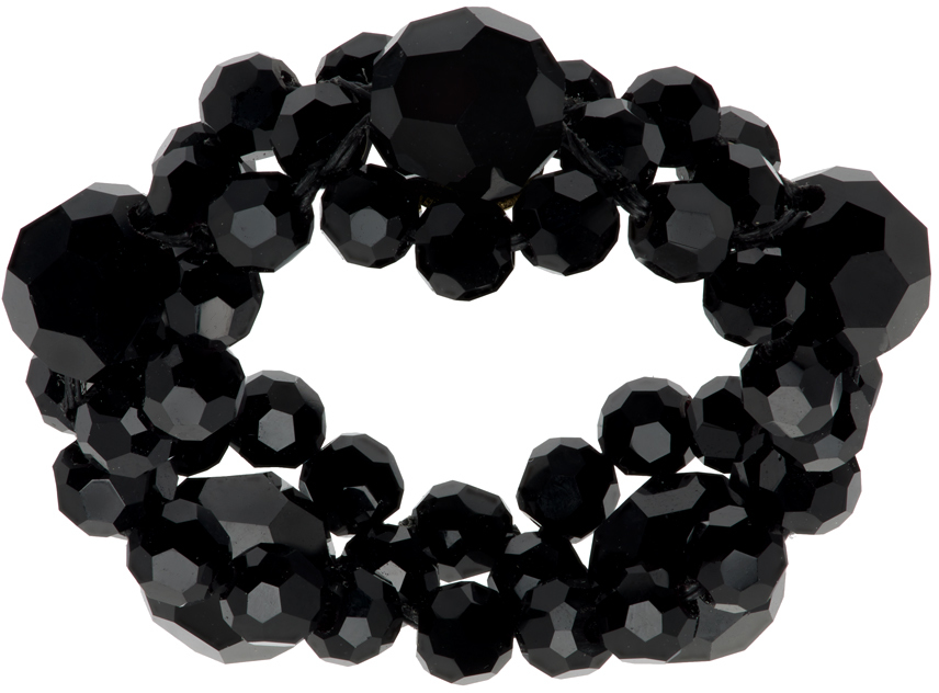 Black Daisy Chain Ring