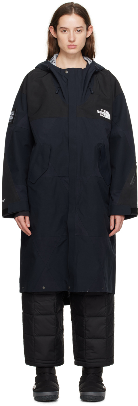 Undercover Navy & Black The North Face Edition Geodesic Coat In Aviatornavy/tnfblack