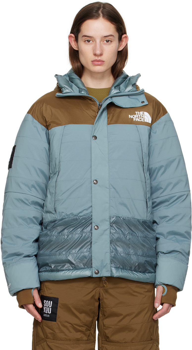 Undercover Gray & Brown The North Face Edition 50/50 Mountain Down Jacket In Grey/brown