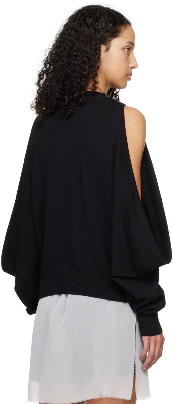 UNDERCOVER Black Cutout Sweater