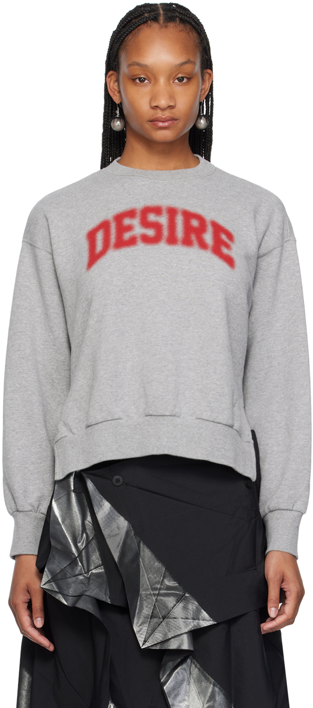 Gray 'Desire' Sweatshirt