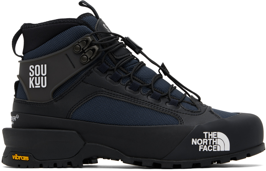 Shop Undercover Navy & Black The North Face Edition Soukuu Glenclyffe Boots In Aviatornavy/tnfblack