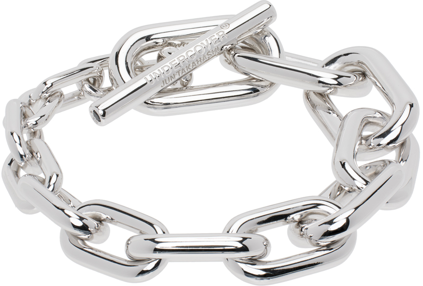 Undercover Silver Justin Davis Edition Chain Bracelet In Metallic