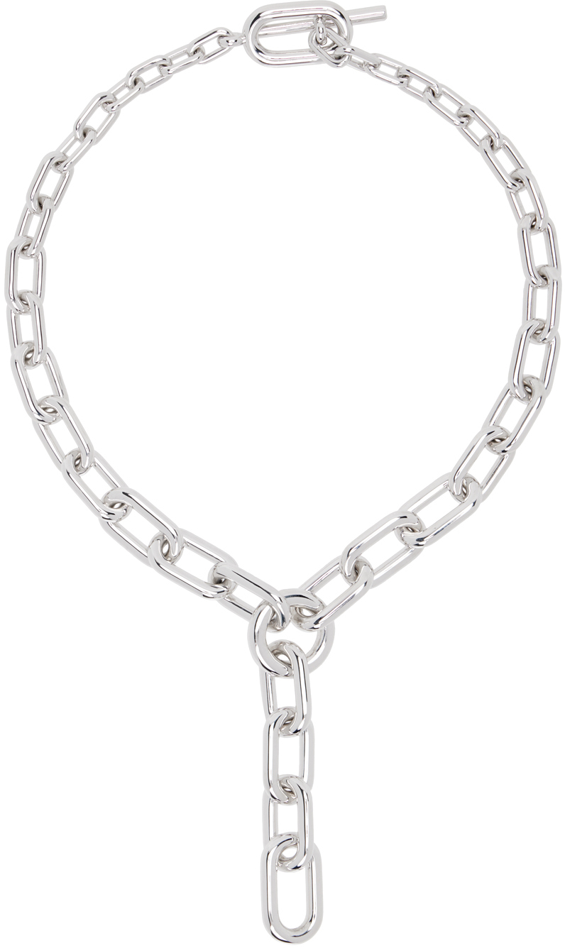 Silver Justin Davis Edition Chain Necklace