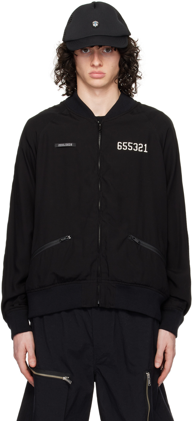 Black UC1D4204-2 Bomber Jacket