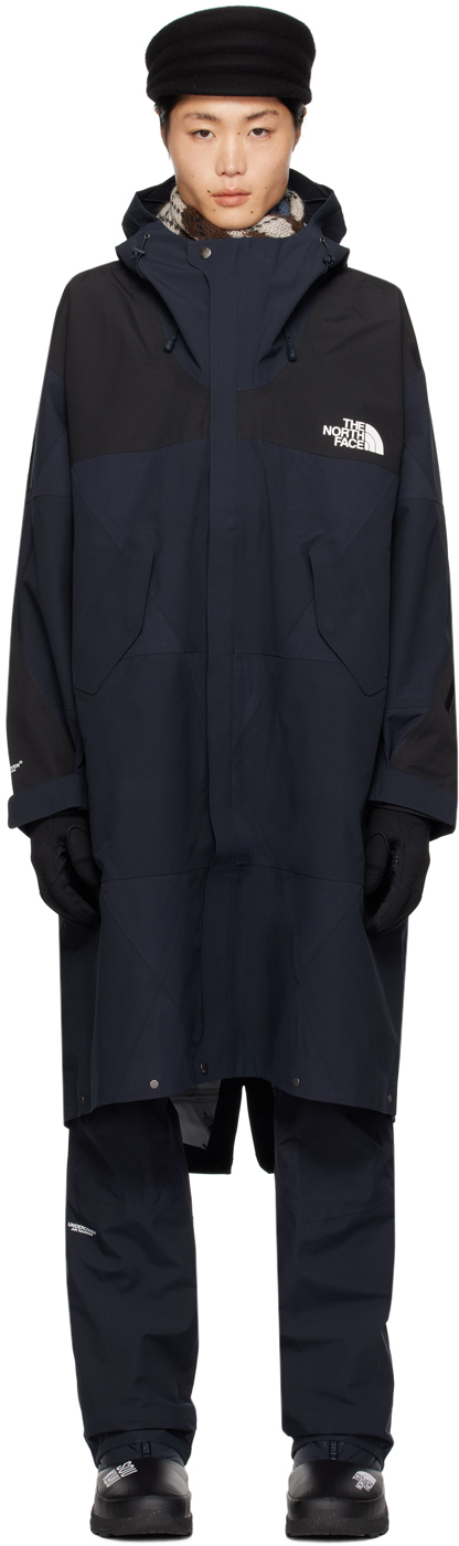 Undercover Navy & Black The North Face Edition Geodesic Coat In Tnfblk/avtrnavy