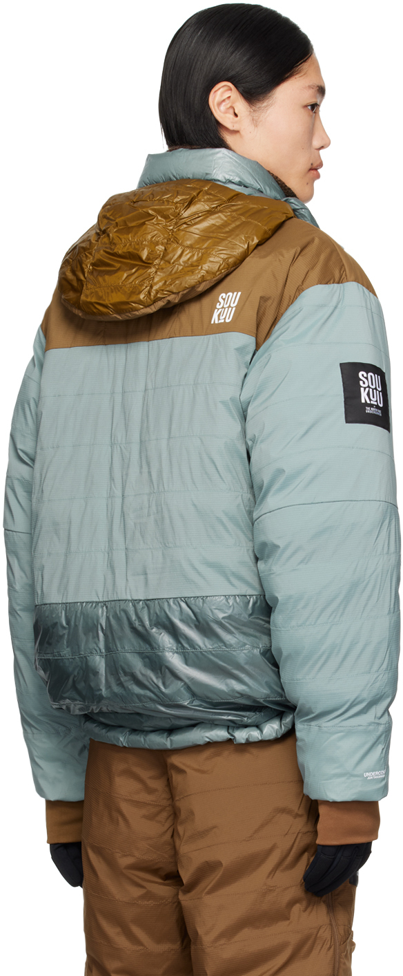 UNDERCOVER Brown u0026 Blue The North Face Edition Mountain Down Jacket | Smart  Closet