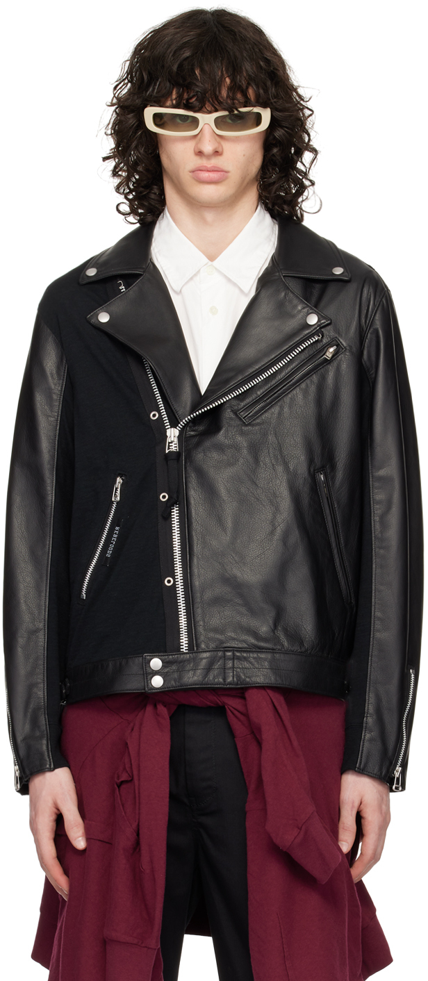 Black UC1D4206 Leather Jacket