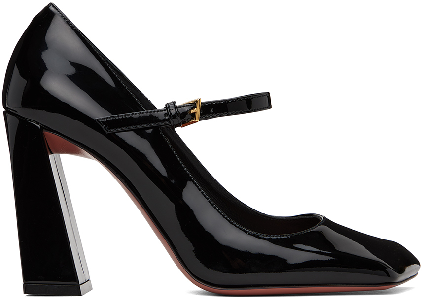 amina muaddi heels black