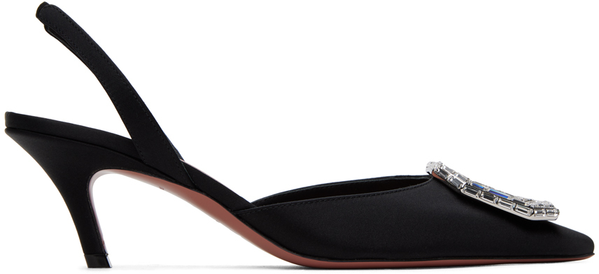 〈AMINA MUADDI〉カメリア スリング 60（関税込み） Amina Muaddi Camelia 60mm スリングバック パンプス | グリーン