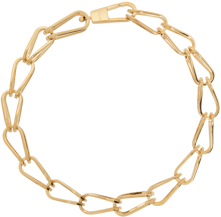 Gold Giant Cage Necklace