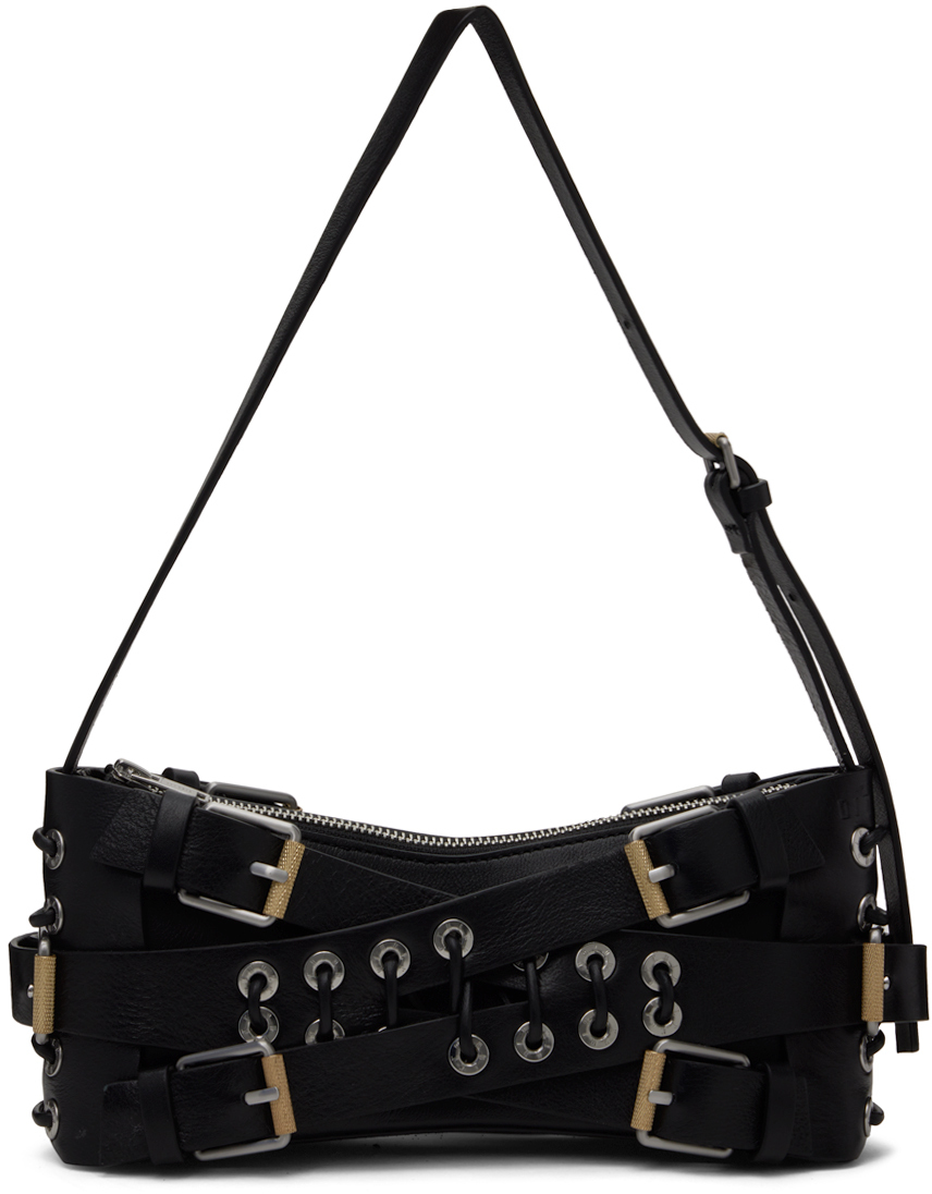 Dion Lee: Black Harness Bondage Bag | SSENSE