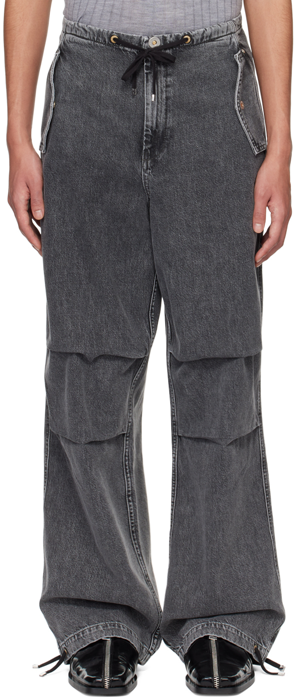 Dion Lee Black Relaxed Jeans