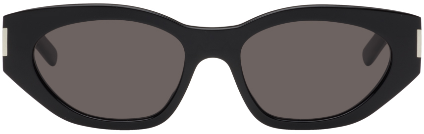Shop Saint Laurent Black Sl 638 Sunglasses In 001 Black