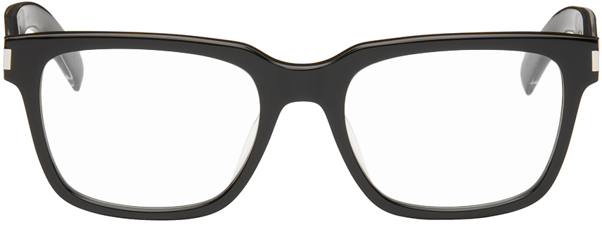 Saint Laurent Black Sl 621 Glasses In Black-crystal-transp
