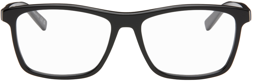 Saint Laurent Black Sl 505 Glasses In Black-black-transpar
