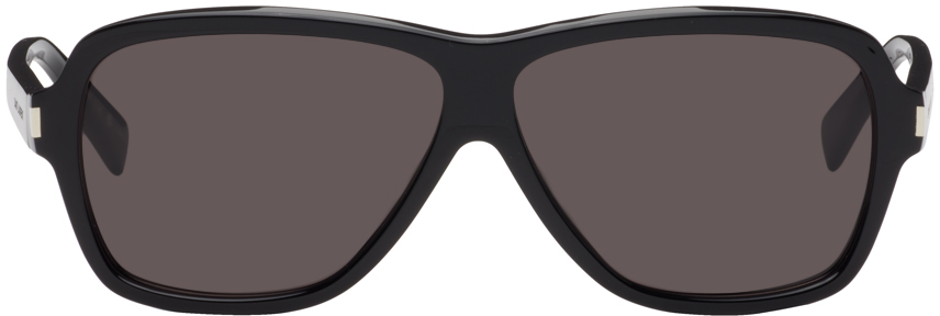 Saint Laurent Black Sl 609 Carolyn Sunglasses In Black-black-black