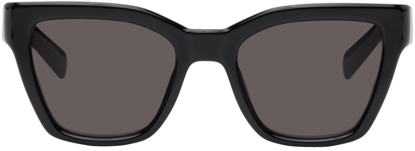 Saint Laurent Black Sl 641 Sunglasses In Black-black-black