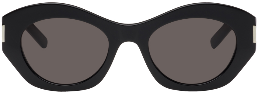 Saint Laurent Black Sl 639 Sunglasses In Black-black-black