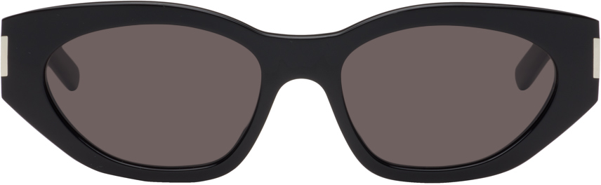 Saint Laurent Black Sl 638 Sunglasses In Black-black-black