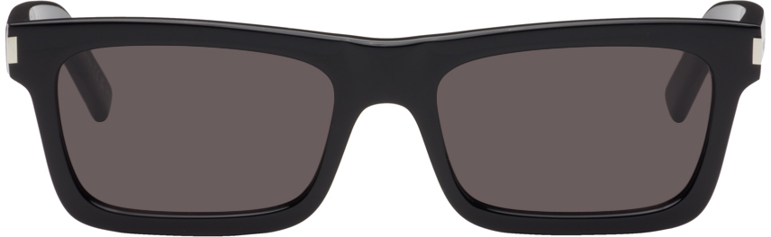 Shop Saint Laurent Black Sl 461 Betty Sunglasses In Black-black-black