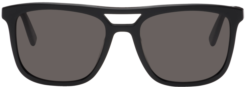 Saint Laurent Black Sl 455 Sunglasses In Black-black-black