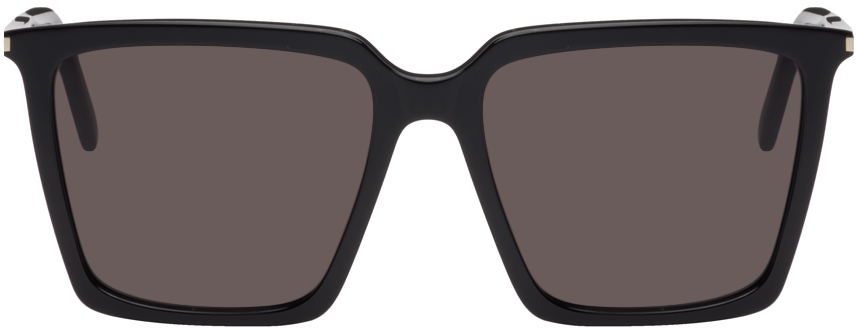 Saint Laurent Black Sl 474 Sunglasses In Black-black-black